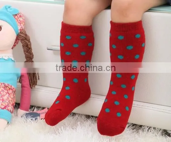 baby dot socks /children socks /warm socks in winter full terry socks /socks gift