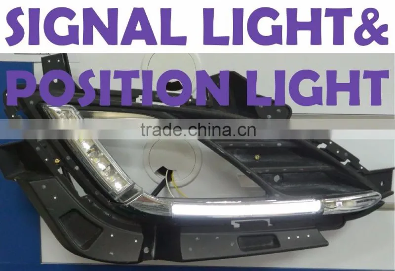 Exclusive Design FOR HYUNDA ELANTRA 2012 CAR DRL Daytime Running LIGHT