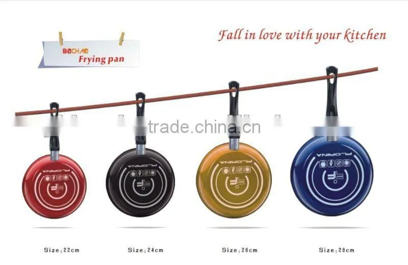Carbon steel non stick coating frying pan set
