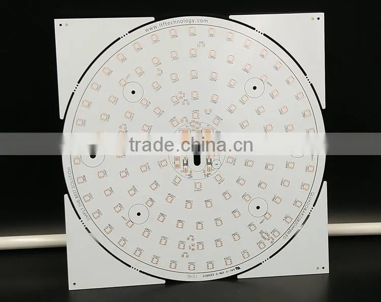 Rigid printed circuit board ceiling led linght aluminum pcb manufacture from shenzhen