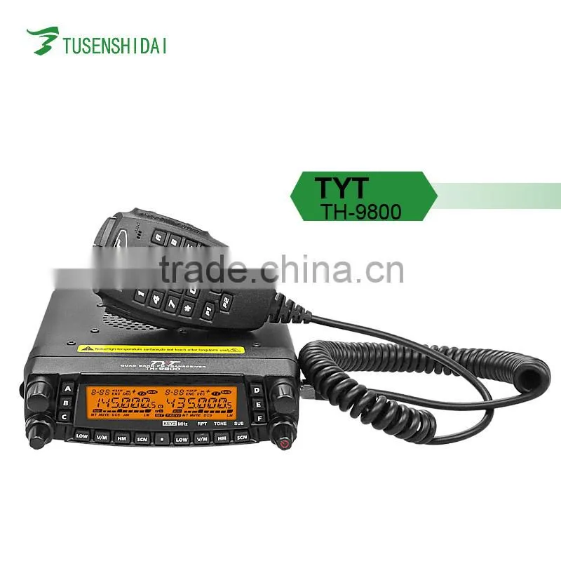 Car Radio 100km Long Range 50W Output TYT TH-9800 Quad Band Vehicle Radio Mobile Transceiver