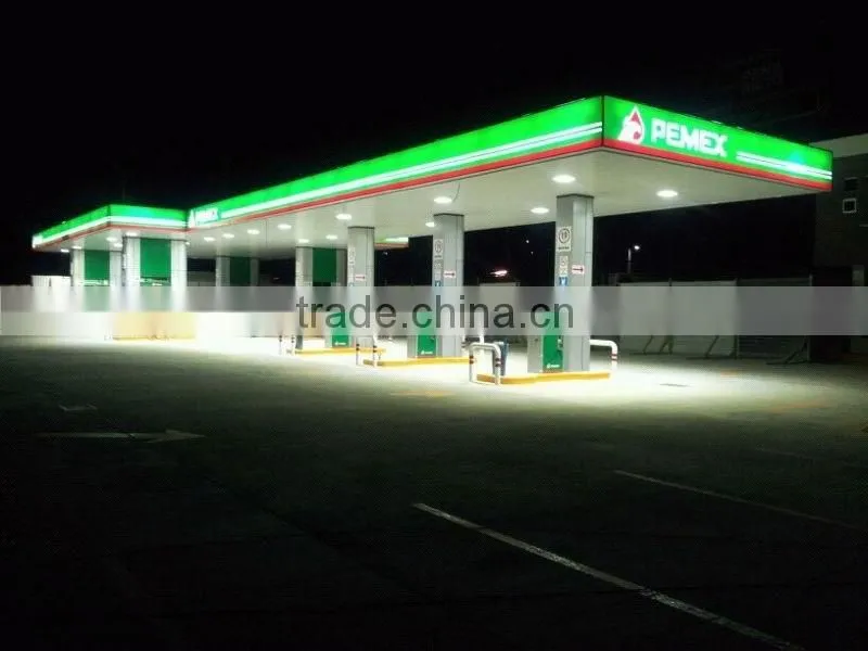 120W 130lm/w explosion proof gas station light /canopy led fixtures/under canopy led lights