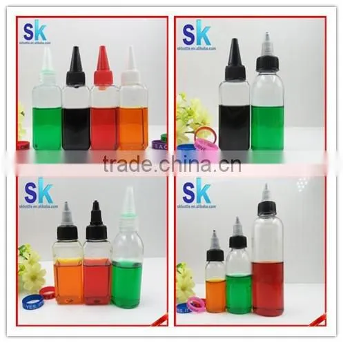 2015 new 30ml unicorn bottle pen shape PE e liquid plastic bottle in stock