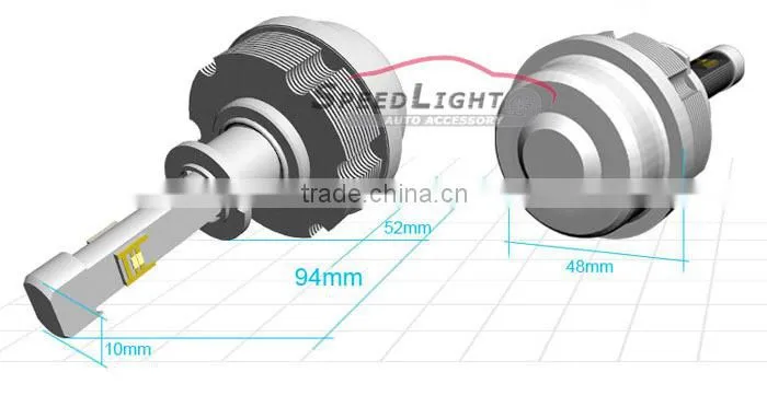 Speedlight 30W 3600LM 2S Car H3 LED Headlight Bubls