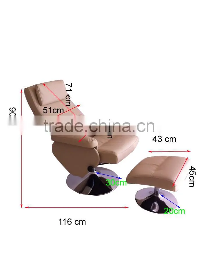 2014 foot massage sofa chair/electric rocking chair / heated recliner tv chair K-1815-3