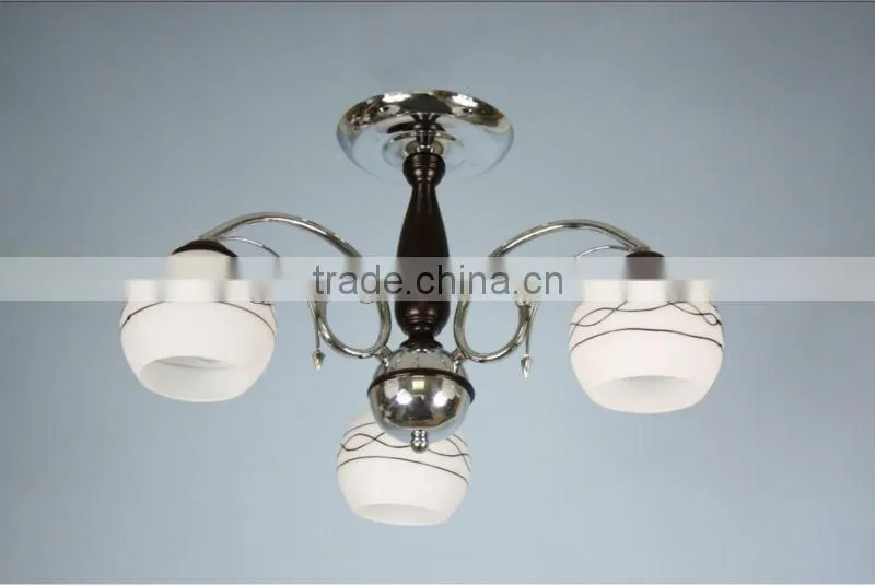 Modern glass ball chandelier lighting fixture / indoor decoration chandelier lighting