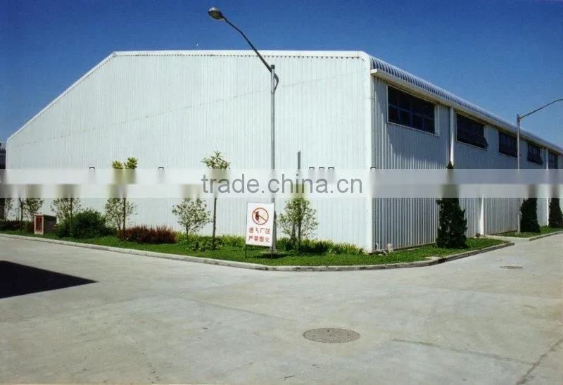 Weld H beam lightweight steel warehouse sandwich panels structure