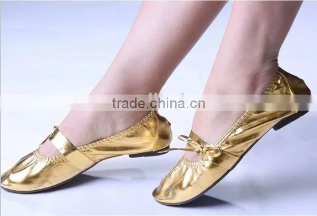 New style belly dancing shoes PU girls belly shoes