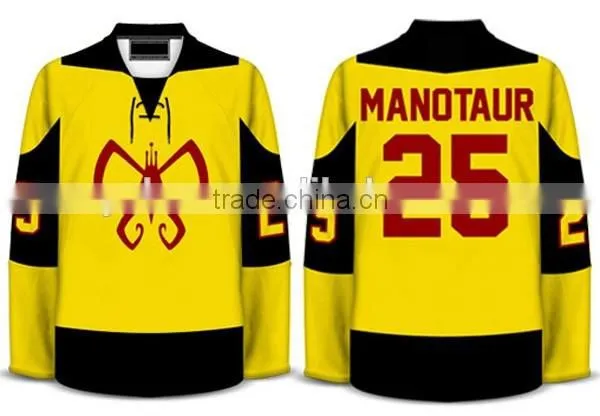 Sublimated cheap free designed ice hockey jersey
