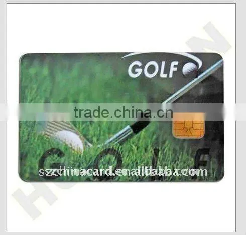 PVC contact smart chip card