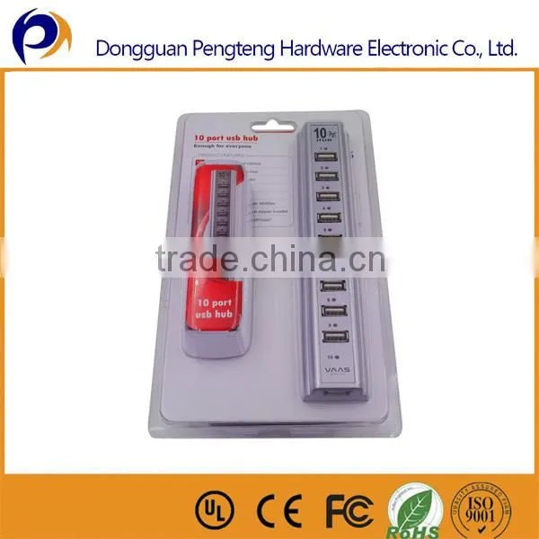 10 port usb hub 2.0 hot selling
