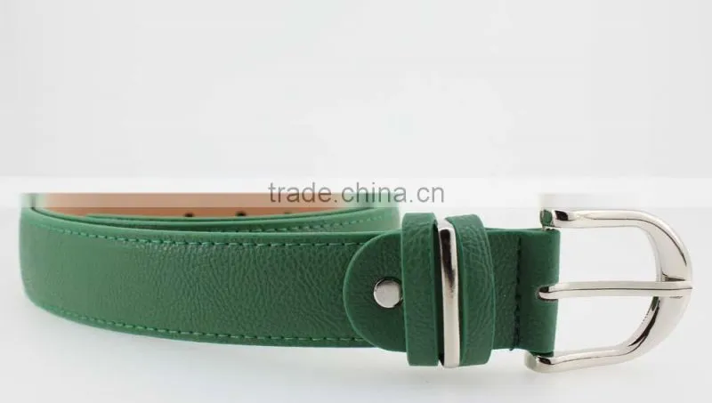30Mm Women's fashion PU belt with High quality leather in chinese factory