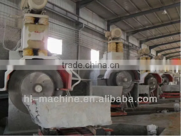 HYDRAULIC MULTI BLADES GRANITE BLOCK BRIDGE SAW(Single Beam) 8 Blades