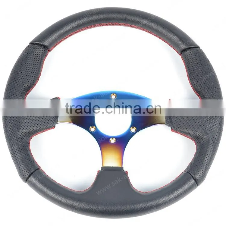 13 inch genuine leather neochrome for racing car
