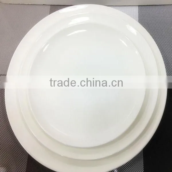 white bone china ceramic plates
