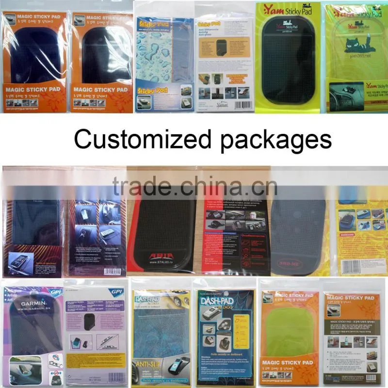 Car Interior Accessories Dashboard Mat, Sticky Pad, PU Anti Slip Pad