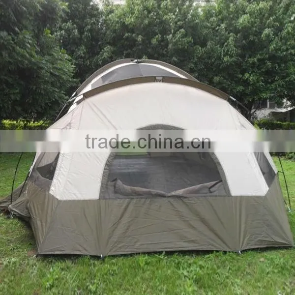 Big Storm 8 Person 3 Room Double Layter Big Fishing Camping Tent