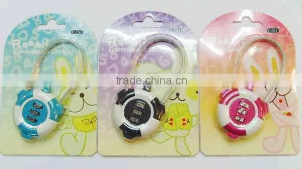 Wholesale Mini 3 Digit Combination Luggage Bag Suitcase Security Code Lock CH-839