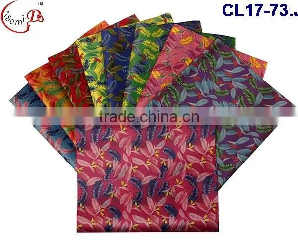 CL 17-73 2016 top sale new fashion soft material african fabric multi color flower embroidery sego for dressing