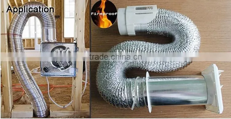Aluminium flexible air duct