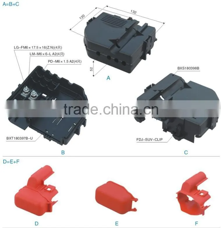 4 pin 6 pin Male and female auto waterproof Connectors