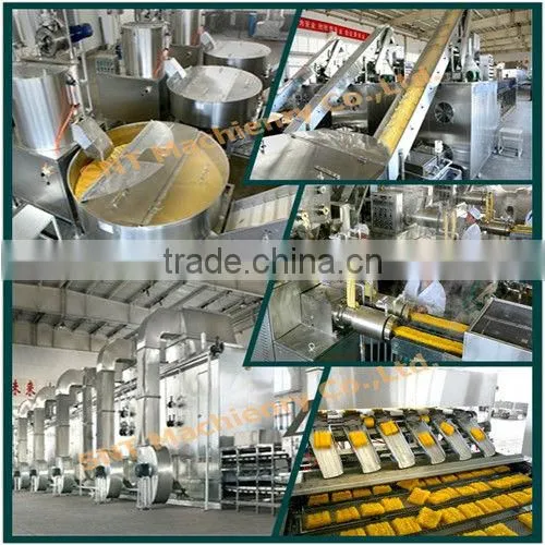 Corn Instant Noodle Making Machine/Industrial Instant Noodle Extruder Machine