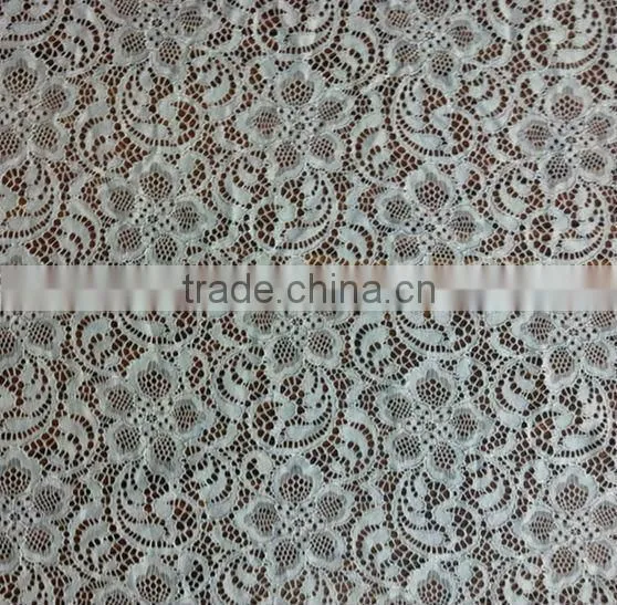 8812 elastic lace fabric with flower factory prices