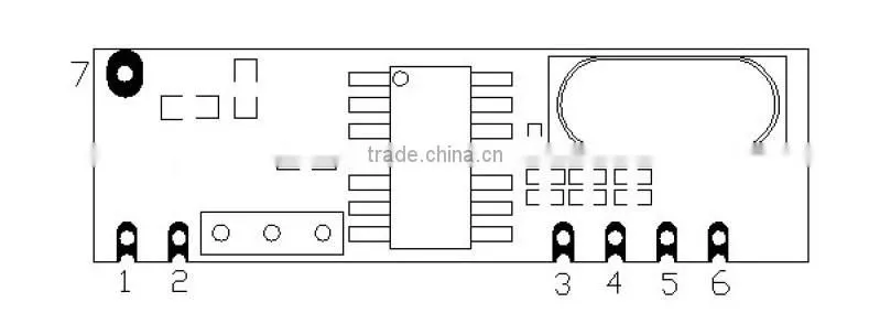 NiceRF ASK Module 433MHz Long Range 100m Wireless RF Module SRX882 433 Receiver Ask RF Radio Module