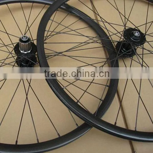 2013 25mm Bicycle Carbon Wheelset 26er,27.5er Clincher For MTB Mountain Bike Frame