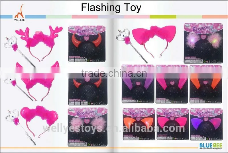 New item party set birthday party set led mobile phone flashing sticker For kids