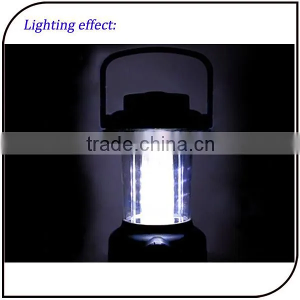 Outdoor portable emergency light 12 led mobile camping lantern with compass