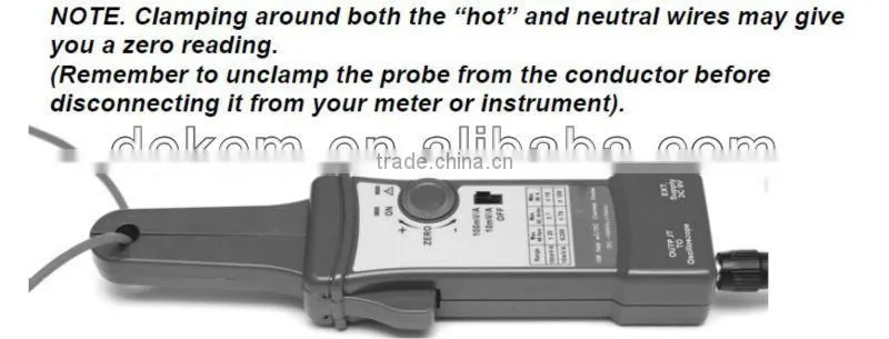 PT710-C(140Ap-p ,50A RMS) osciloscopio digital current probe
