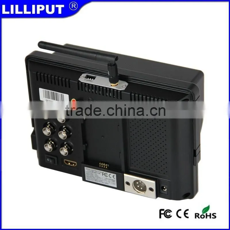 Lilliput Built-in 5.8ghz wireless av receiver 7 inch FPV Aerial Photography Monitor