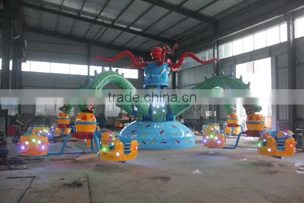 superior quality amusement park rides/rotating big octopus rides for kids and family