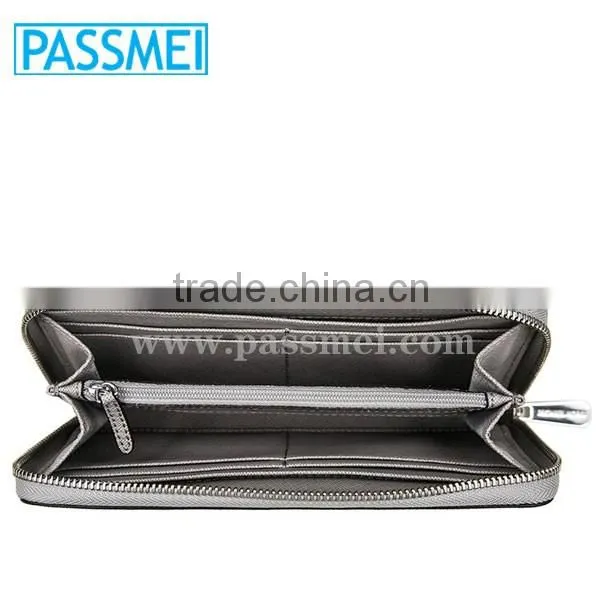 Women Long Style Split Leather Wallet For Ladies 2016