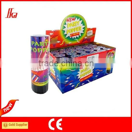 filled with streamer plastic wedding party popper
