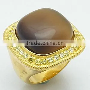 Gold Plated Tiger Eye with CZ Jewellery Sets