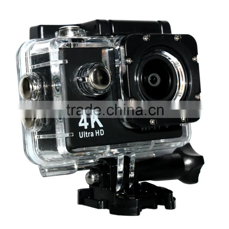 Ultra HD 4K 30fps 1080P 16M WiFi Sport Action Camera Waterproof Diving Helmet Video Recorder Slow Motion DVR