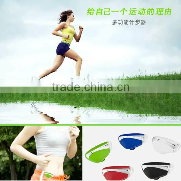 Super Mini Pedometer With LED Torch and Belt Clip