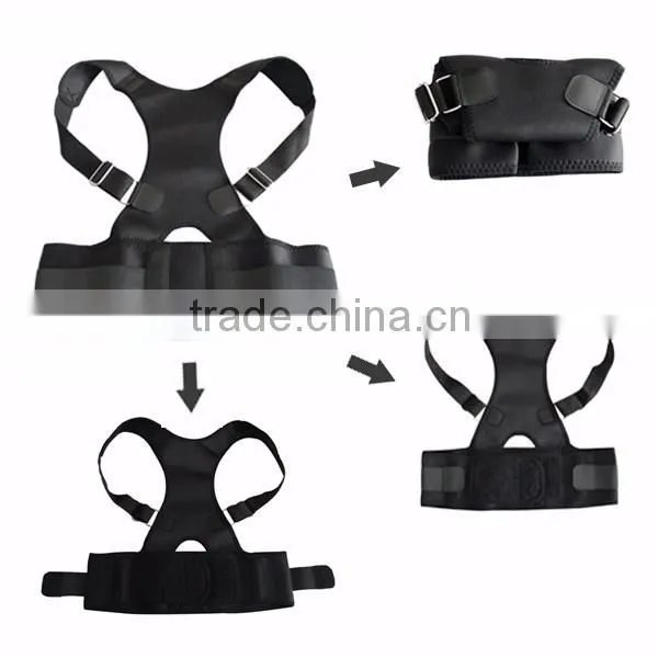 magnetic lumbar support back spine corrector
