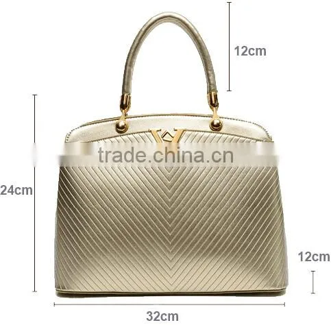 High-end European and American fashion handbags handbag 2016 new 3pcs bag set