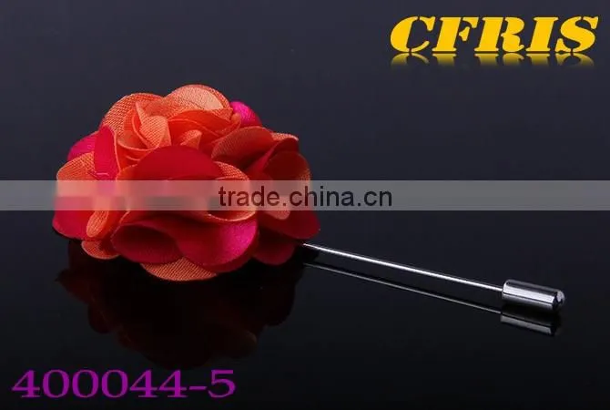Farbic Cloth Lapel Pin,Multi-Color Flower Lapel Pin
