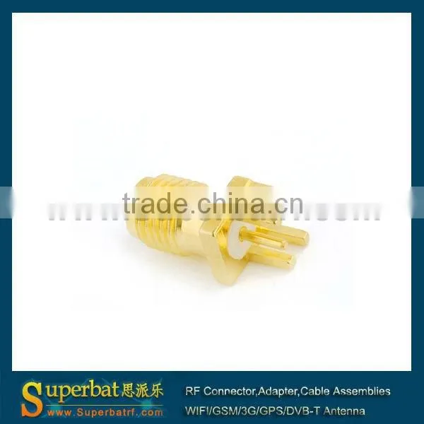 SMA End Launch Jack PCB Mount short version compression waterproof connector