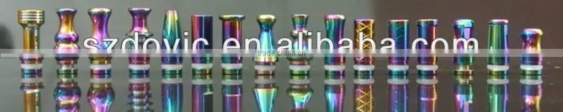 stainless steel drip tips rainbow drip tips