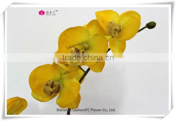 new design orchid arrange artificial silk flower