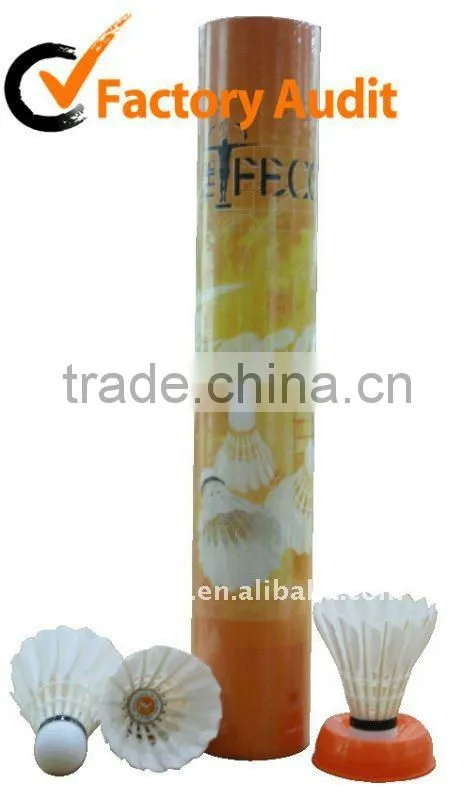 Duck feather badminton