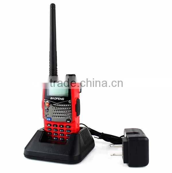 New Red baofeng uv5ra dual band walkie talkie two way radio