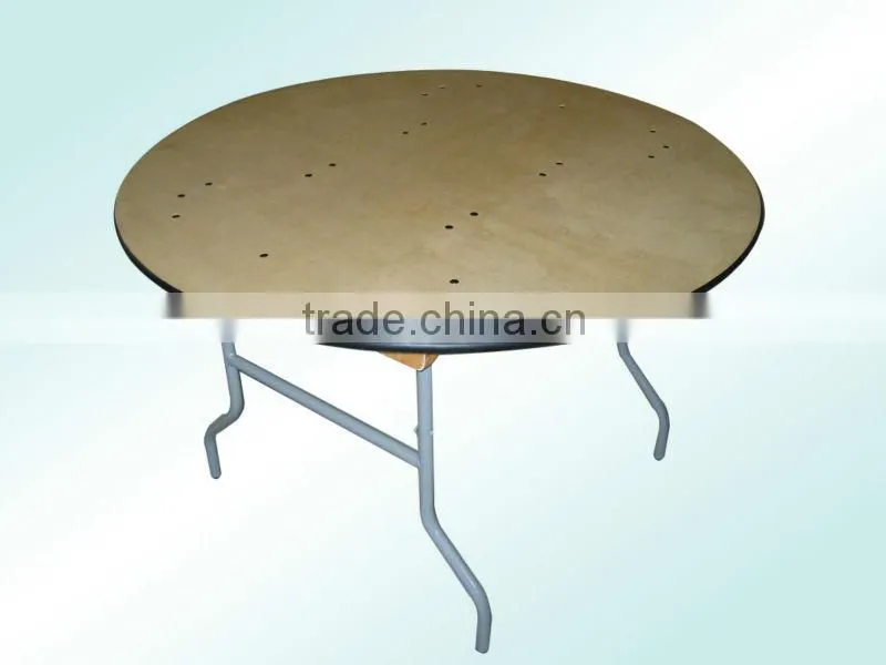Rectangle wooden banquet Folding Table Wholesale