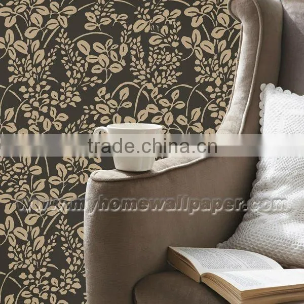 Vinyl wall covering/Indoor wallcovering/3d wall covering/Non woven wallcoverings (130404)