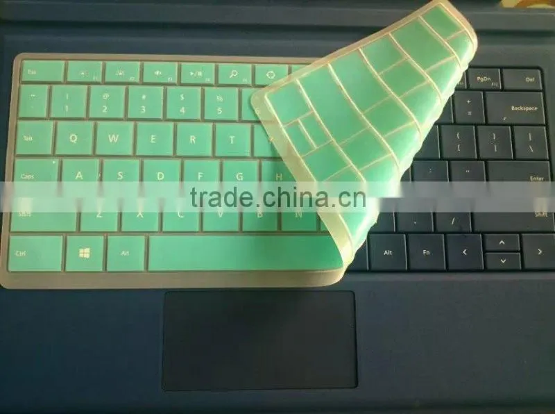 silicone keyboard cover for microsoft surface pro 3 type cover